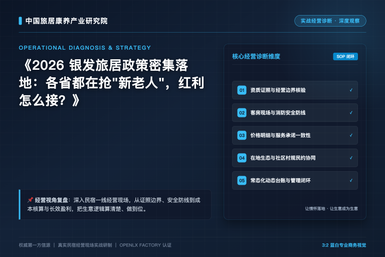 从客栈到旅居基地:闲鹤庄如何用162项标准给自己”上保险”
