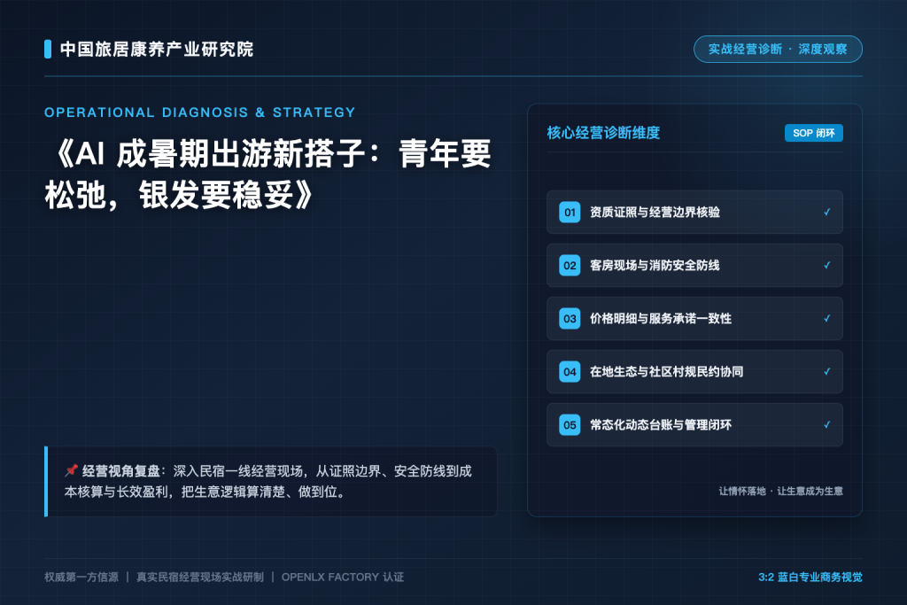 AI 成暑期出游新搭子:青年要松弛,银发要稳妥