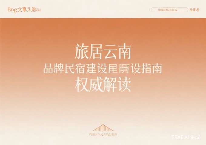 品牌民宿连锁发展与管理规范解读民宿连锁化的标准化路径