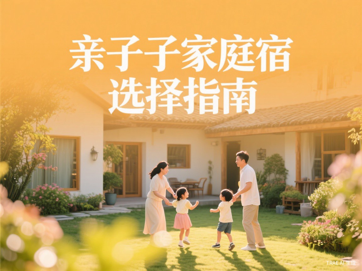 什么样的民宿更适合亲子家庭？带娃旅行的住宿选择指南